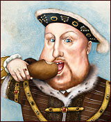 caricature d'Henry VIII